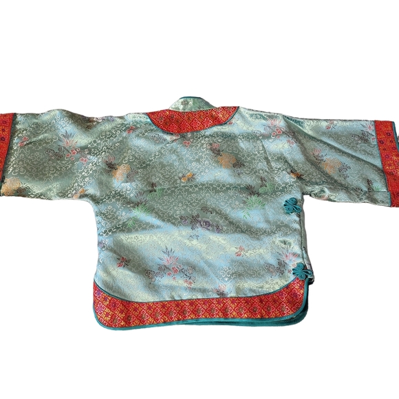 Asian Child's Kimono Type Outfit, Beijing Princess Qirao Sz L (probably small US - Picture 3 of 12